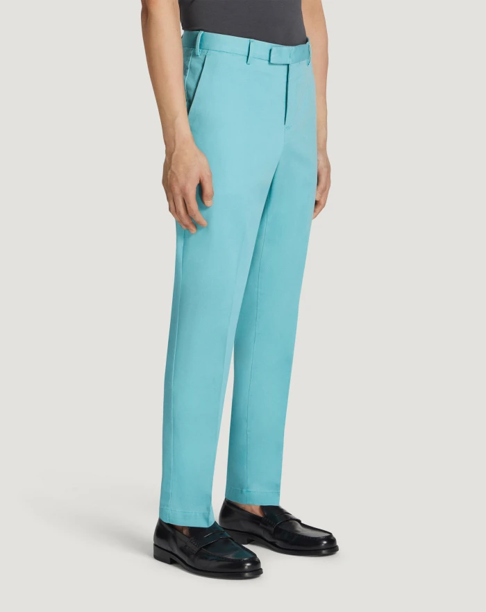 Pantaloni Torino Pantaloni Master In Cotone Stretch Délavé