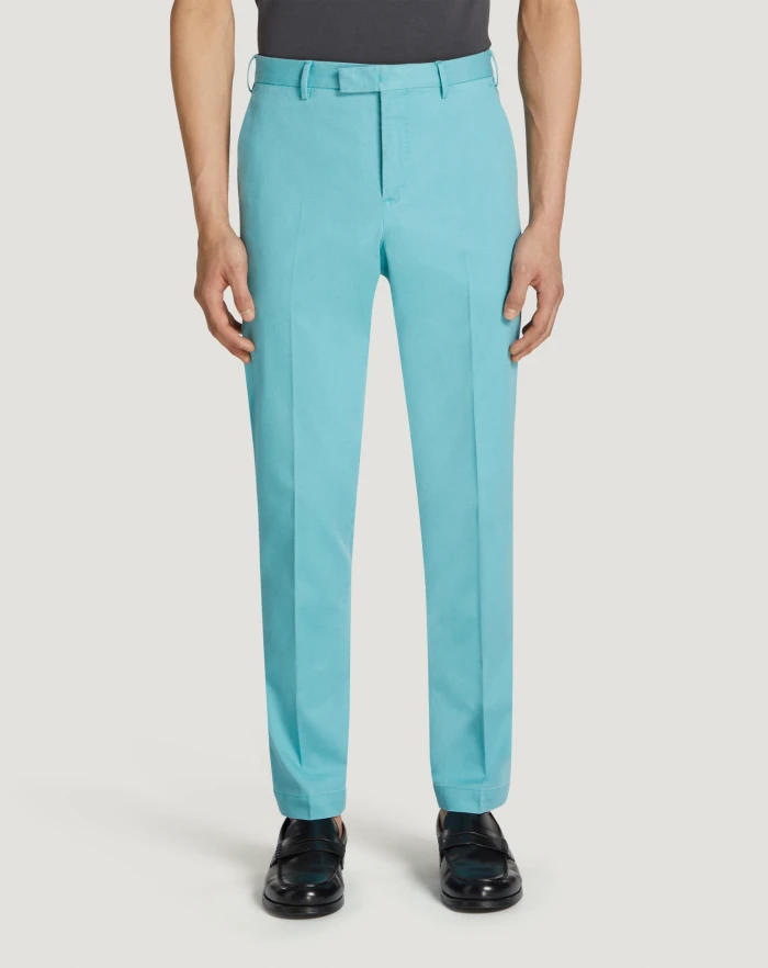 Pantaloni Torino Pantaloni Master in cotone stretch délavé