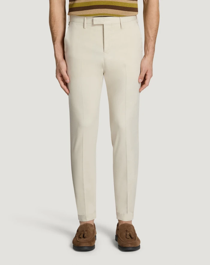 Pantaloni Torino Pantaloni Master in cotone stretch délavé