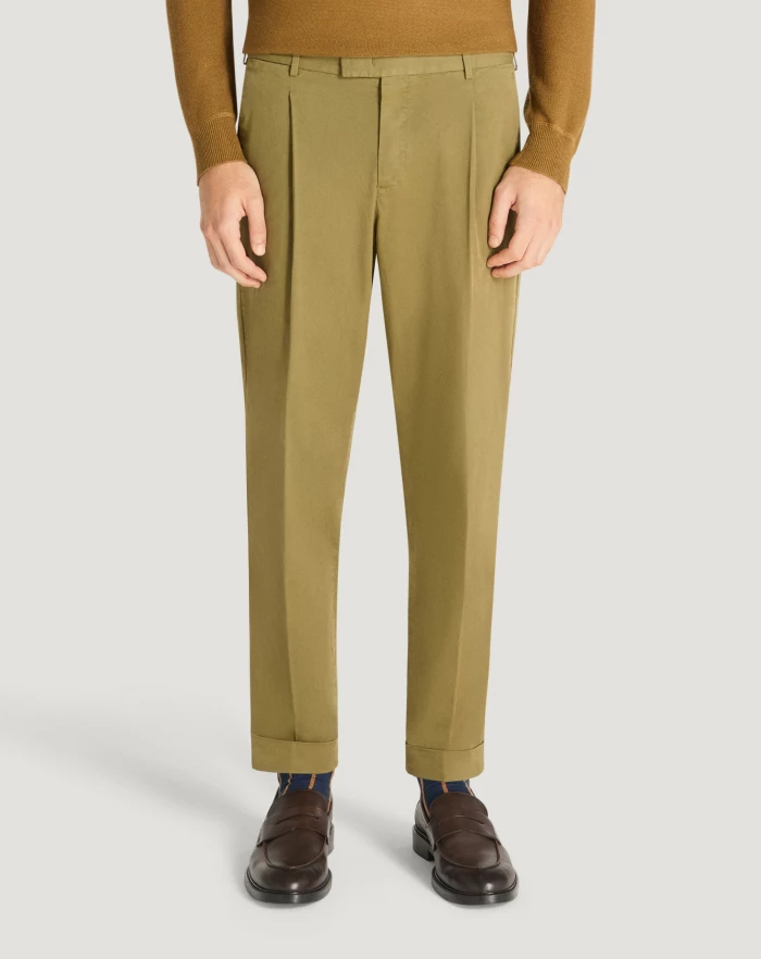 Pantaloni Torino Pantaloni Rebel in gabardina stretch