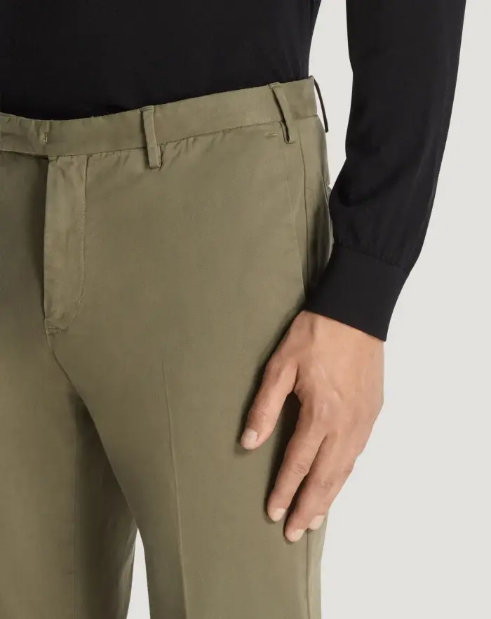 Pantaloni Torino Pantaloni Skinny In Cotone Batavia