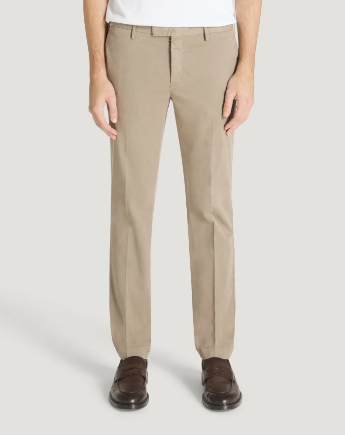 Pantaloni Torino Pantaloni Skinny in cotone batavia