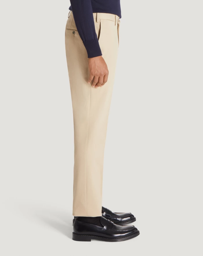 Pantaloni Torino Pantaloni Slim In Cotone & Cachemire