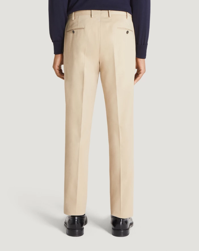 Pantaloni Torino Pantaloni Slim In Cotone & Cachemire