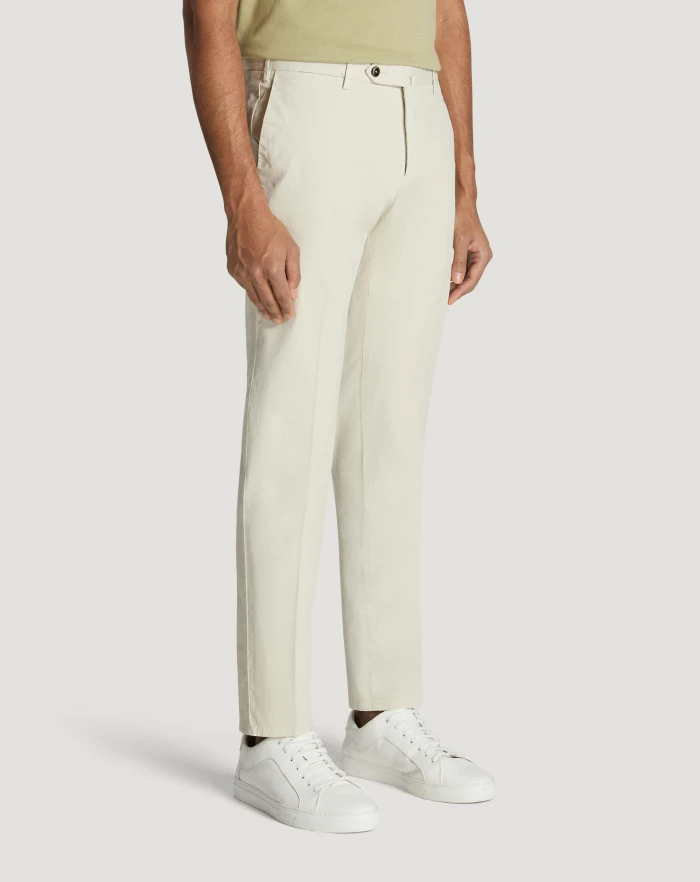 Pantaloni Torino Pantaloni Slim In Gabardina Stretch