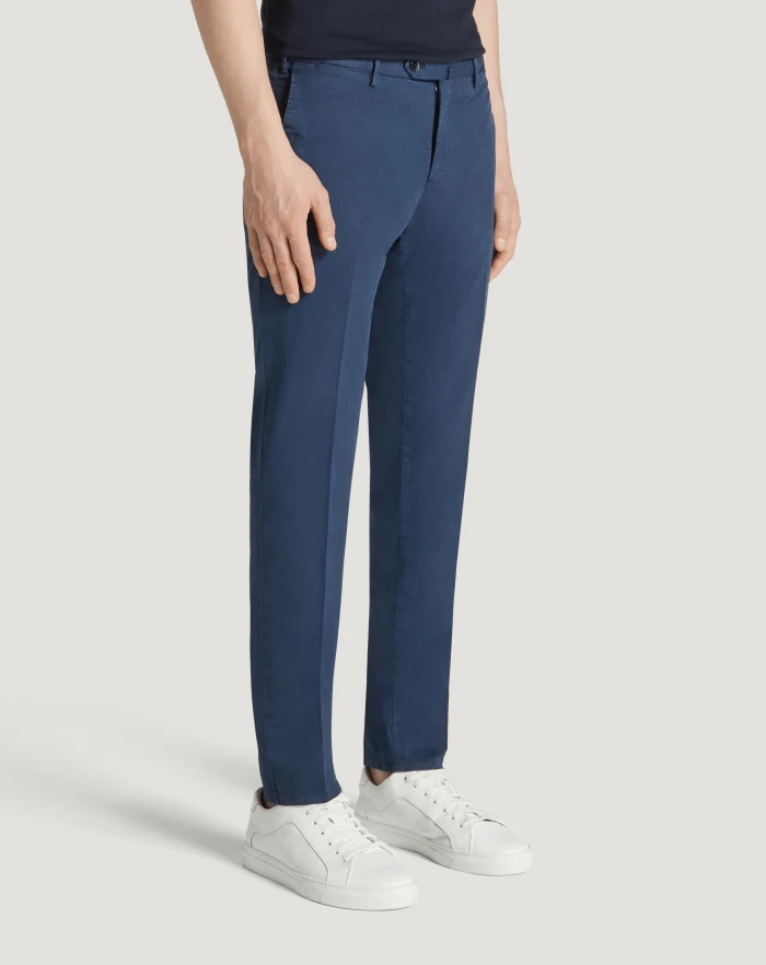 Pantaloni Torino Pantaloni Slim In Gabardina Stretch