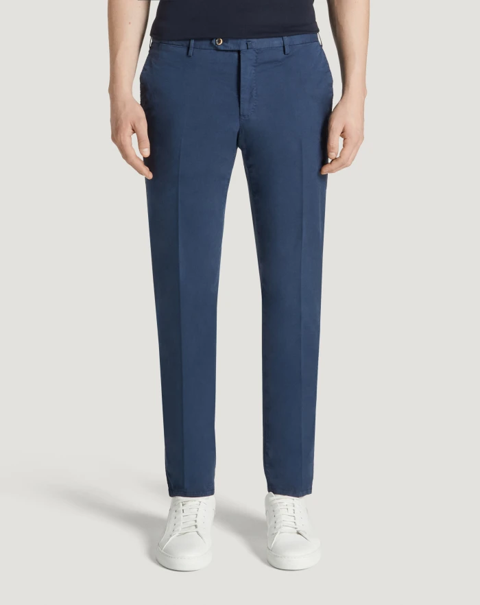 Pantaloni Torino Pantaloni Slim in gabardina stretch