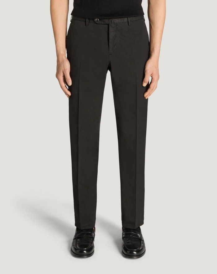 Pantaloni Torino Pantaloni Slim in gabardina stretch