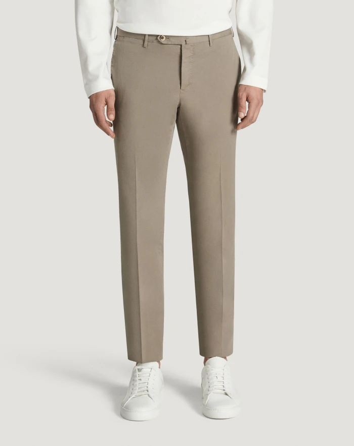 Pantaloni Torino Pantaloni Slim in gabardina stretch