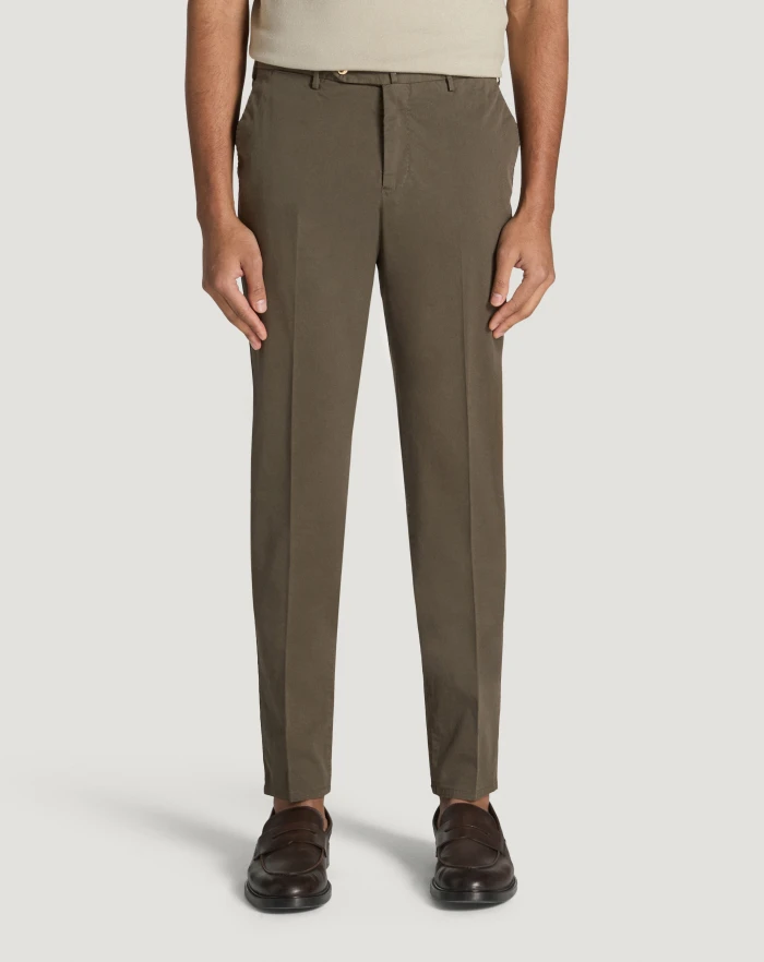 Pantaloni Torino Pantaloni Slim in gabardina stretch