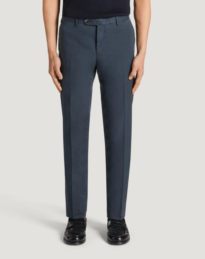 Pantaloni Torino Pantaloni Slim in gabardina stretch
