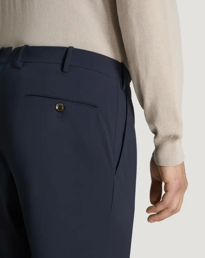 Pantaloni Torino Pantaloni Slim In Tessuto Organico Stretch