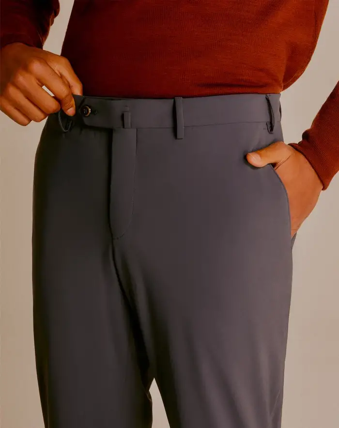 Pantaloni Torino Pantaloni Slim In Tessuto Organico Stretch