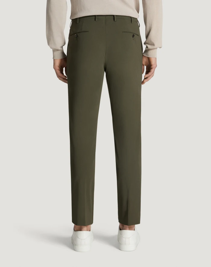 Pantaloni Torino Pantaloni Slim In Tessuto Organico Stretch