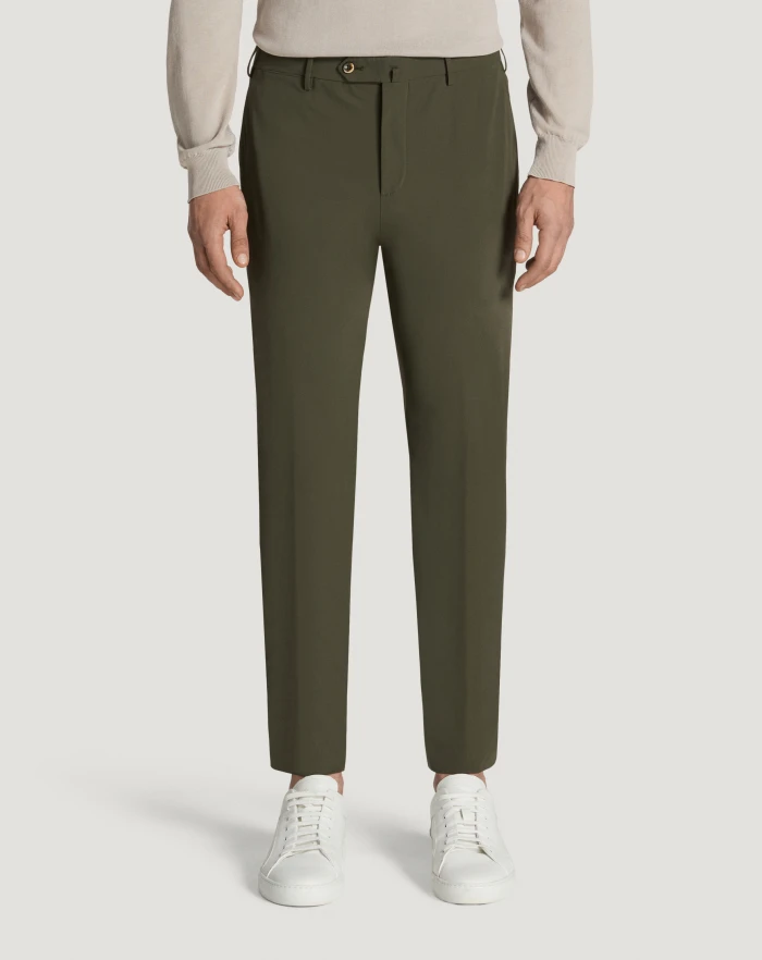 Pantaloni Torino Pantaloni Slim in tessuto organico stretch