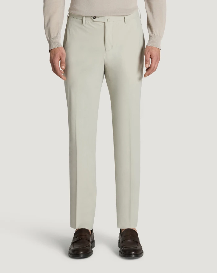 Pantaloni Torino Pantaloni Slim in tessuto organico stretch