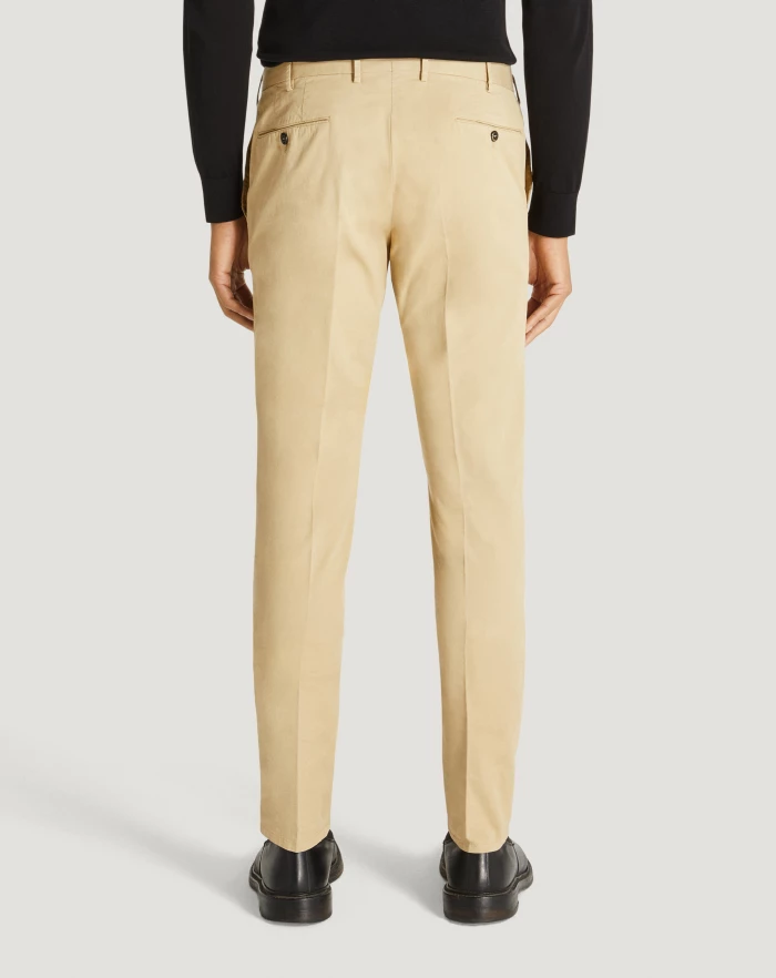Pantaloni Torino Pantaloni Superslim In Gabardina Stretch