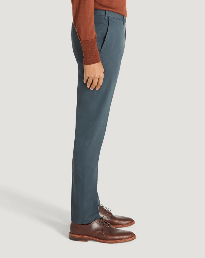 Pantaloni Torino Pantaloni Superslim In Gabardina Stretch