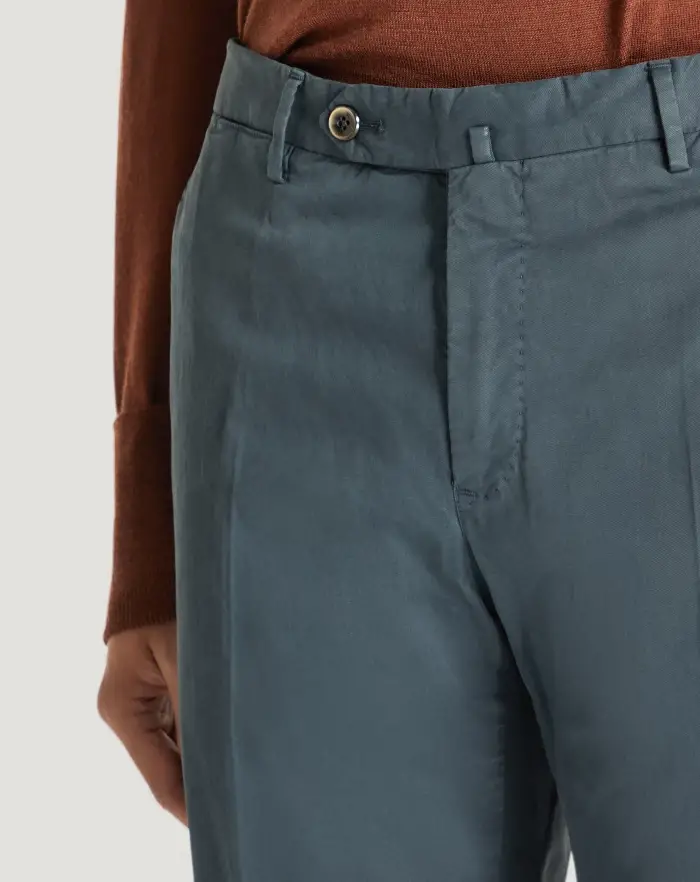 Pantaloni Torino Pantaloni Superslim In Gabardina Stretch