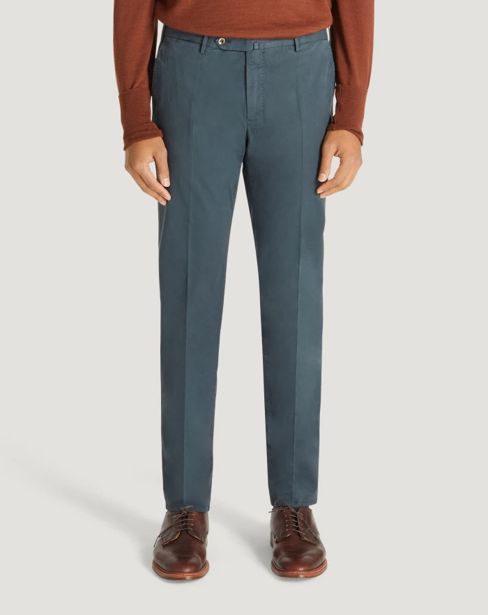 Pantaloni Torino Pantaloni Superslim in gabardina stretch