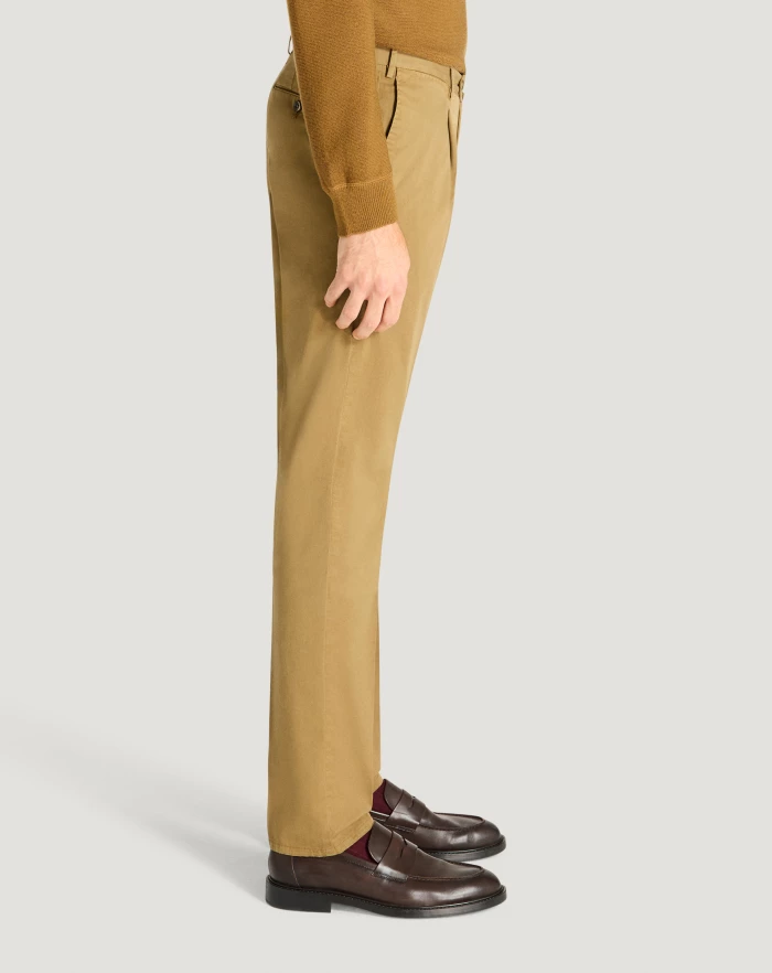 Pantaloni Torino Pantaloni Superslim In Gabardina Stretch