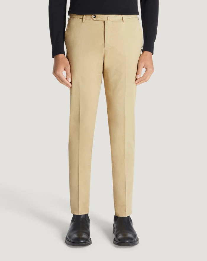 Pantaloni Torino Pantaloni Superslim in gabardina stretch
