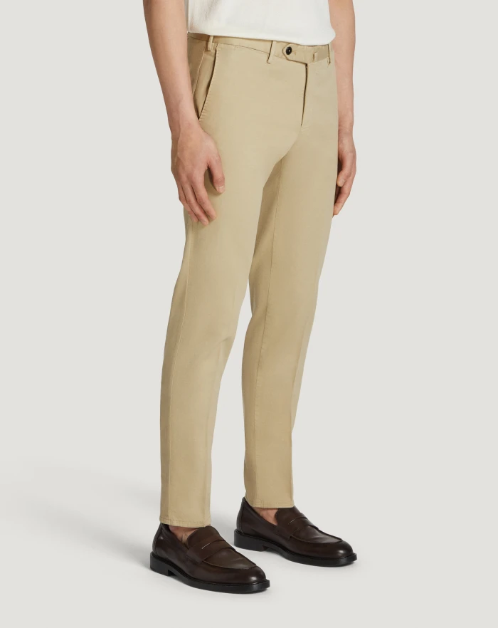 Pantaloni Torino Pantaloni Superslim In Tricotina Stretch