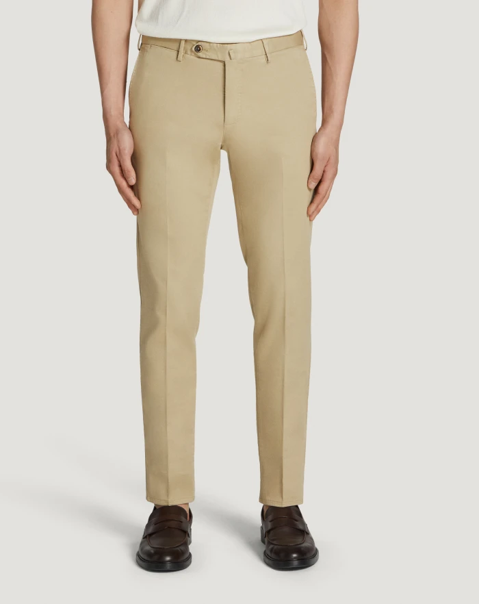 Pantaloni Torino Pantaloni Superslim in tricotina stretch