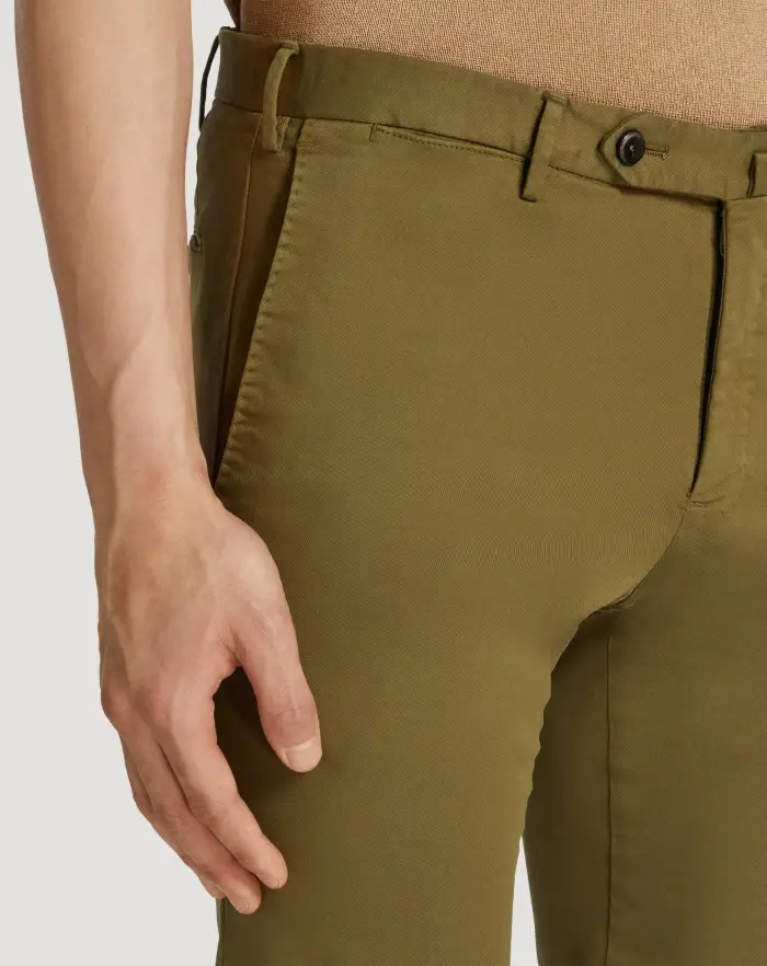 Pantaloni Torino Pantaloni Superslim In Tricotina Stretch