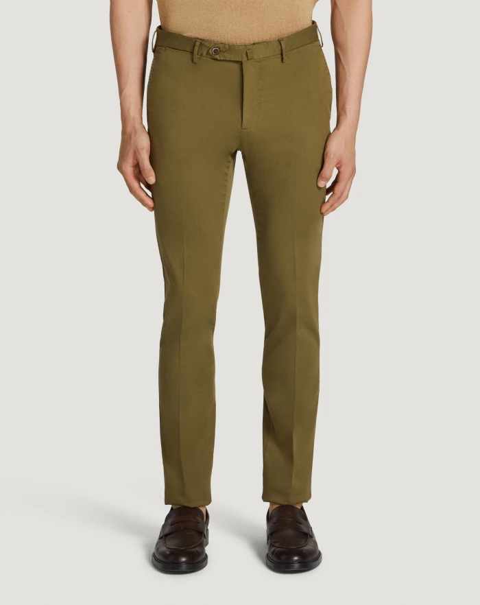 Pantaloni Torino Pantaloni Superslim in tricotina stretch