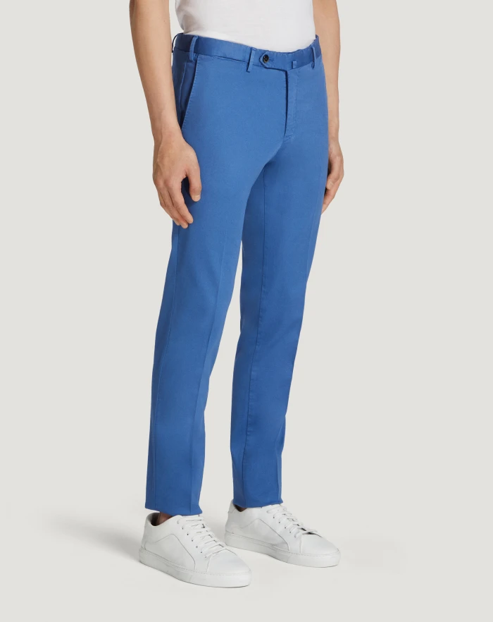 Pantaloni Torino Pantaloni Superslim In Tricotina Stretch