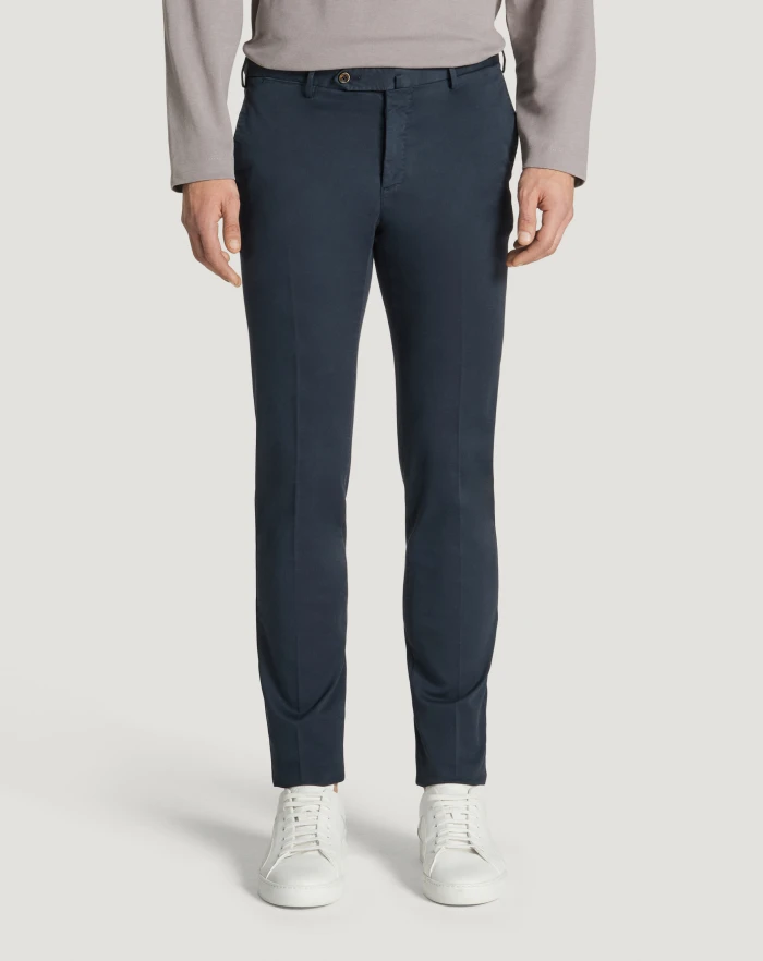 Pantaloni Torino Pantaloni Superslim in tricotina stretch