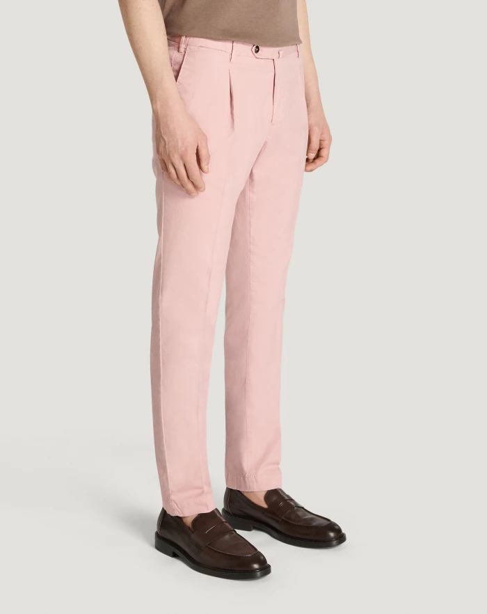 Pantaloni Torino Pantaloni Superslim in twill stretch