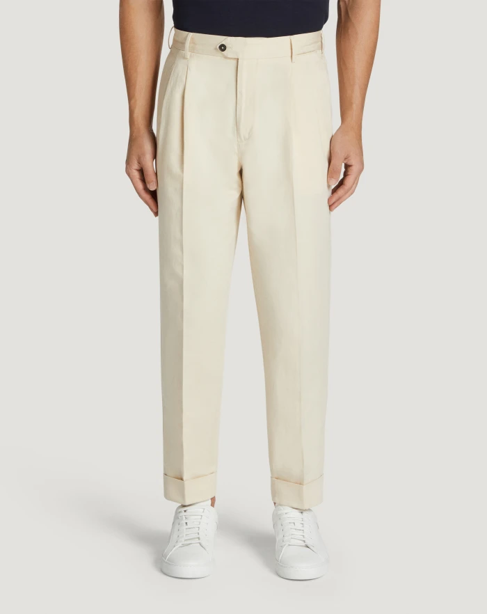 Pantaloni Torino Pantaloni The Reporter in gabardina