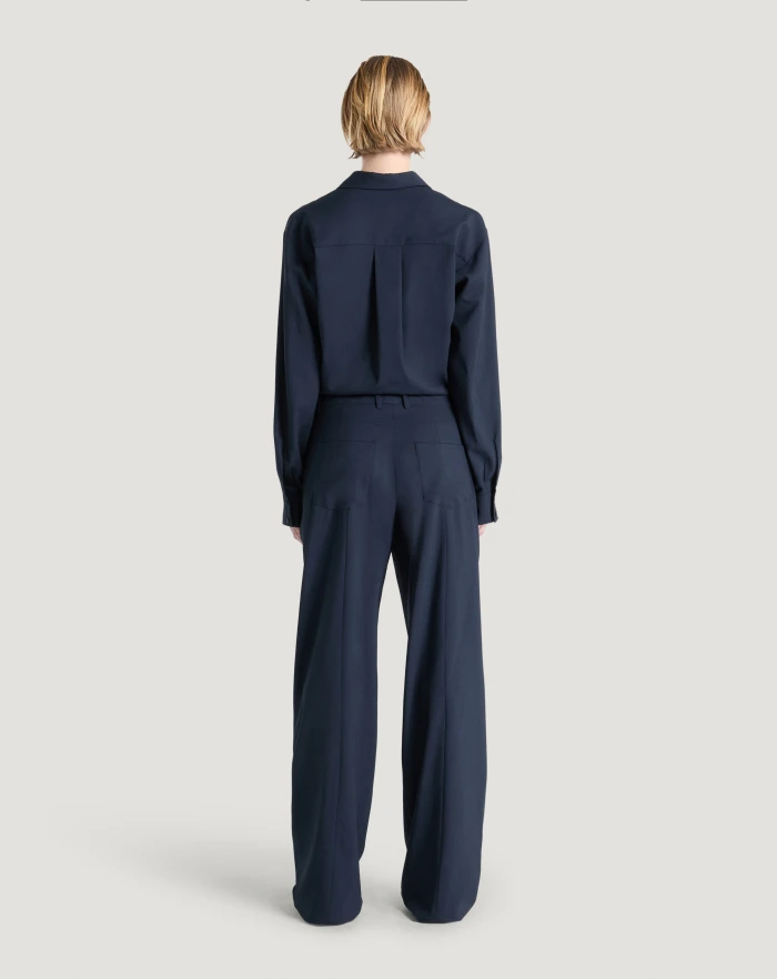 Pantaloni Torino Abito A Portafoglio In Lana