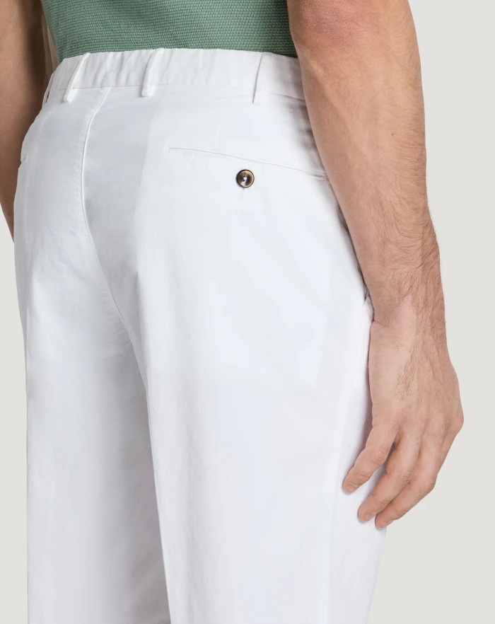 Pantaloni Torino Bermuda In Gabardina Stretch