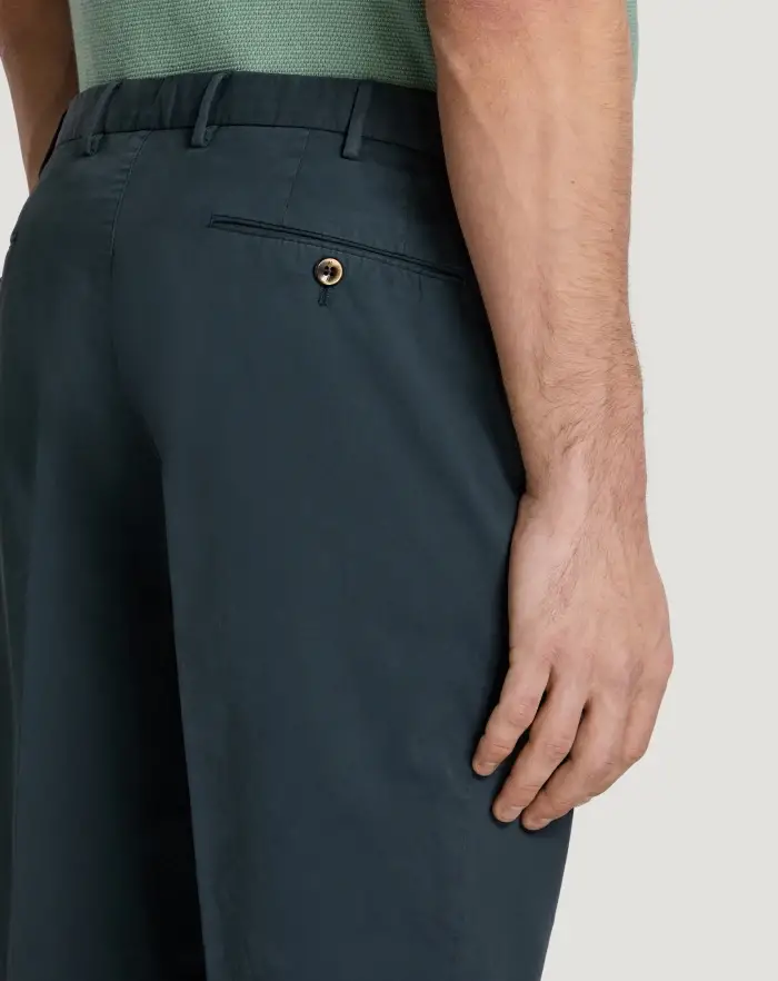 Pantaloni Torino Bermuda In Gabardina Stretch