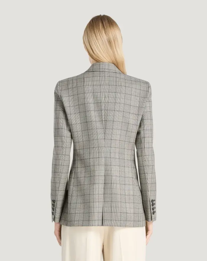 Pantaloni Torino Blazer In Lana Check