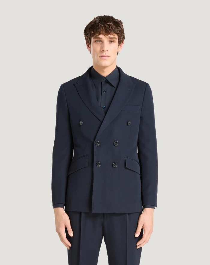 Pantaloni Torino Blazer in lana granité