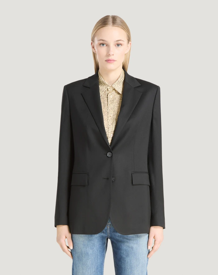 Pantaloni Torino Blazer in twill di lana fluida