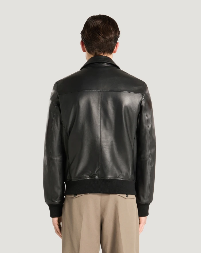 Pantaloni Torino Bomber In Pelle