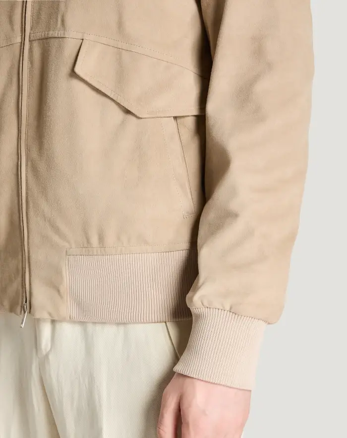 Pantaloni Torino Bomber In Suede