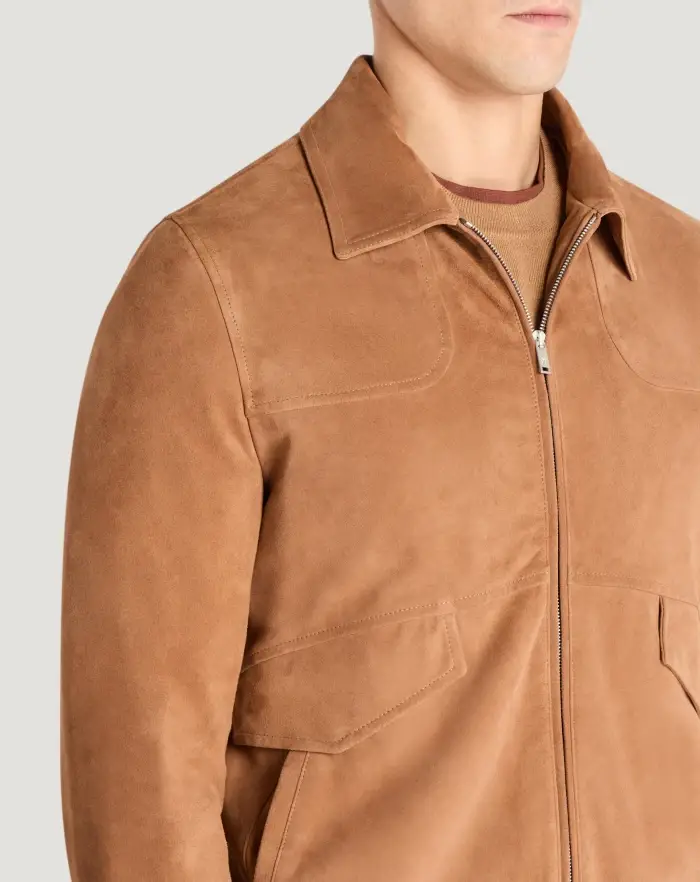 Pantaloni Torino Bomber In Suede