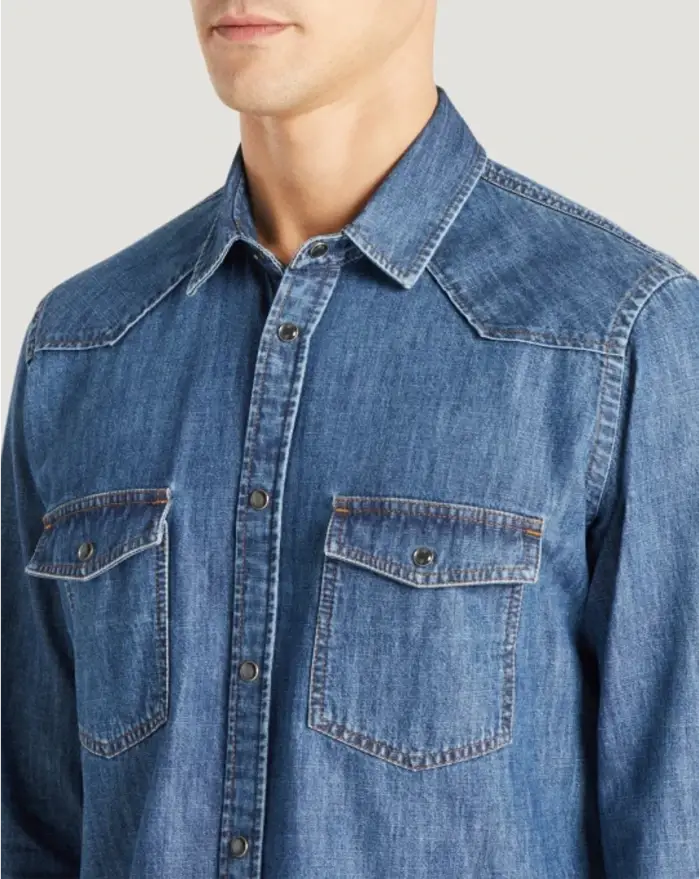 Pantaloni Torino Camicia In Denim