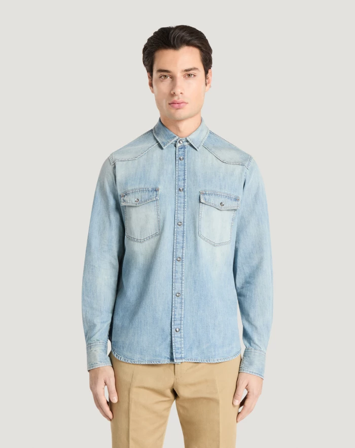 Pantaloni Torino Camicia in denim