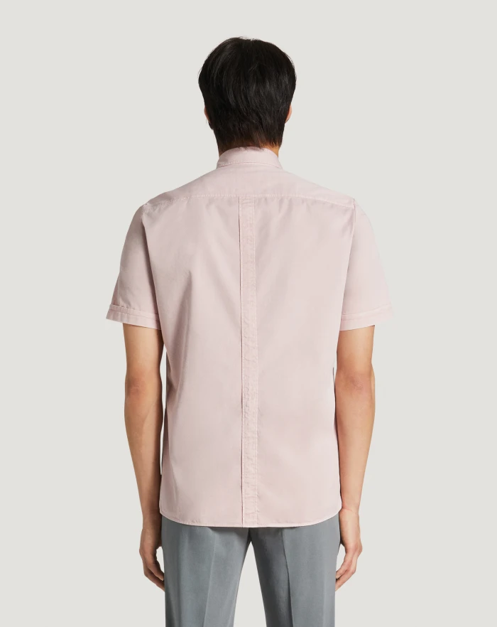 Pantaloni Torino Camicia In Gabardina Di Cotone