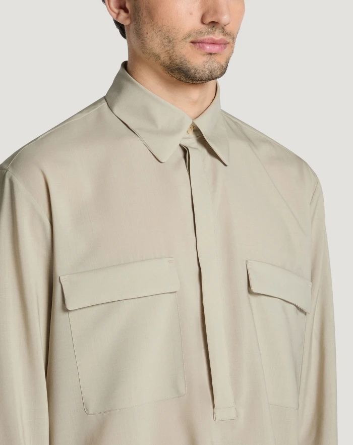 Pantaloni Torino Camicia In Lana