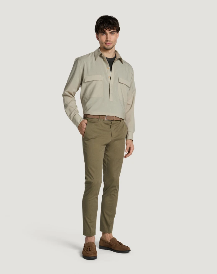 Pantaloni Torino Camicia In Lana