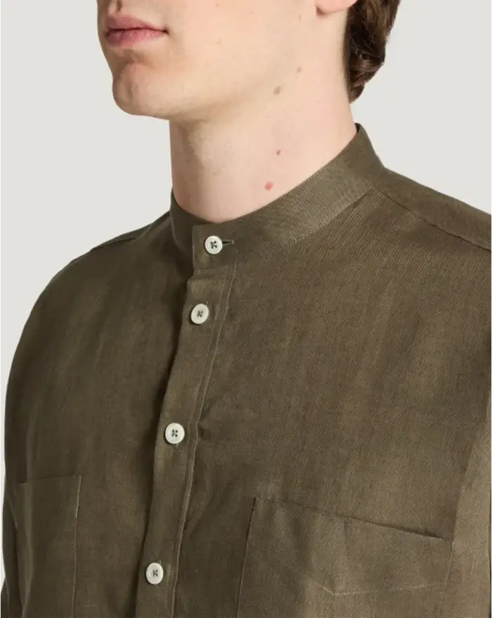 Pantaloni Torino Camicia In Lino