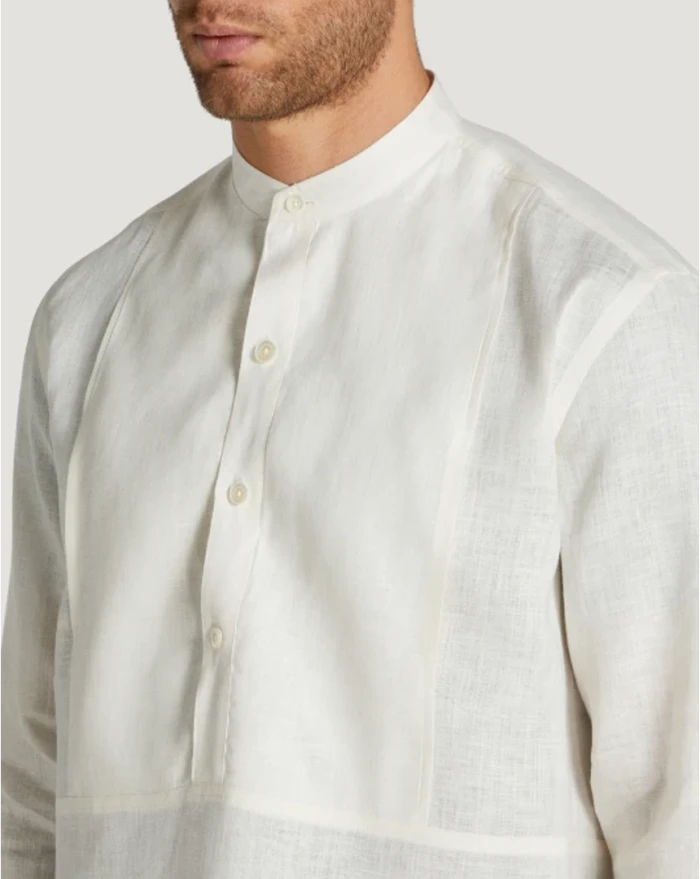 Pantaloni Torino Camicia In Lino